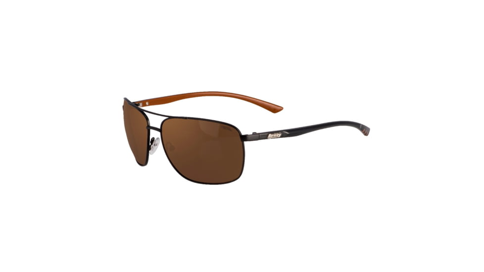 Berkley BER002 Sunglasses, Black Frame, Copper Lens, 1479097