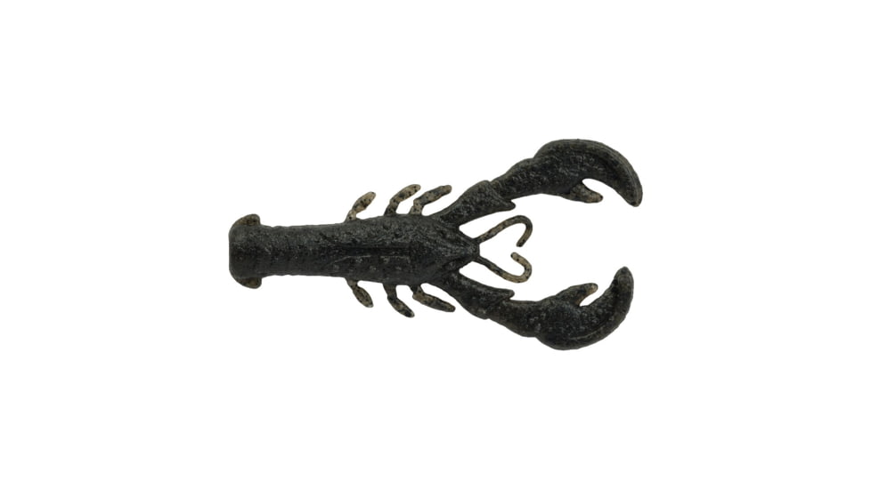 Berkley PowerBait MaxScent Lilft Super Trooper Soft Bait, 2 1/2in, 8 Pack, Black Powder, 1572194
