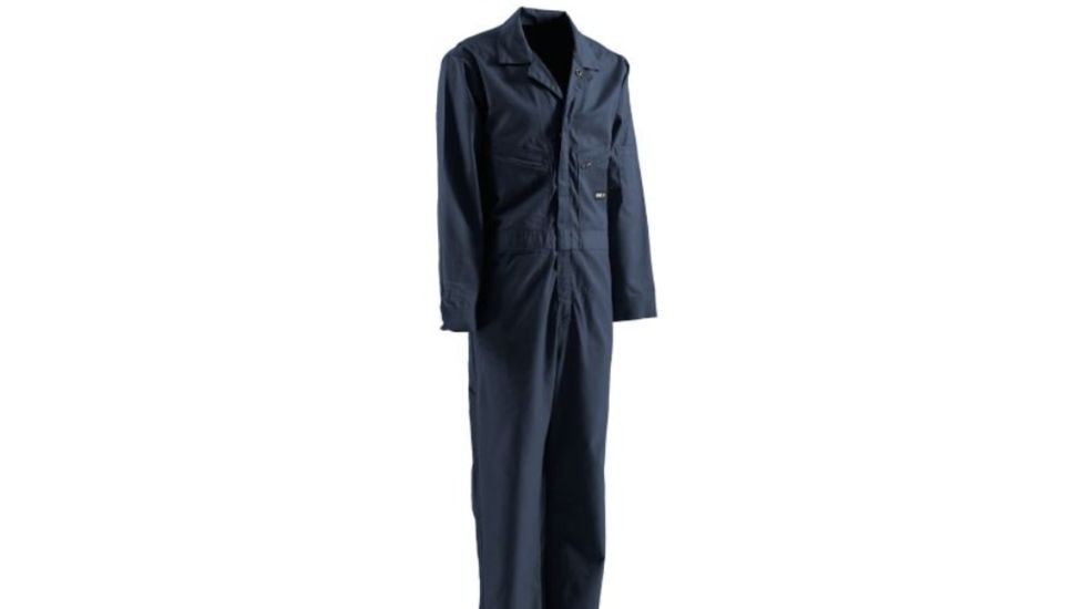 Berne FR Deluxe Coverall - Mens, Navy, Small, 38, Regular, 92021282060