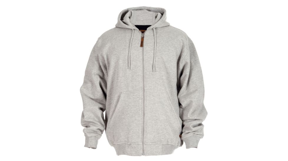 Berne Thermal Lined Hooded Sweatshirt - Mens, Grey, Large, Tall, 92021391793