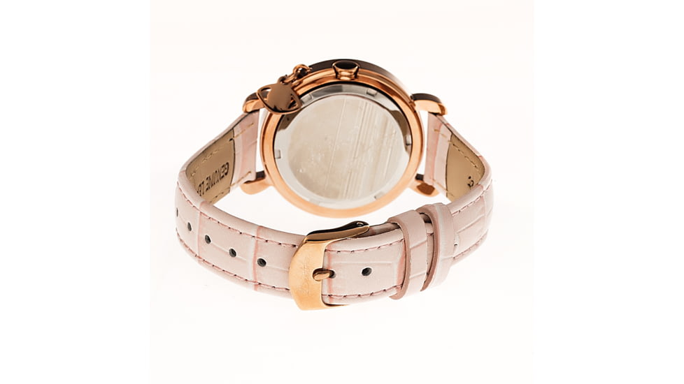 Ladies Iris Watch,35mm,Light Pink Dial,Light Pink Leather Strap