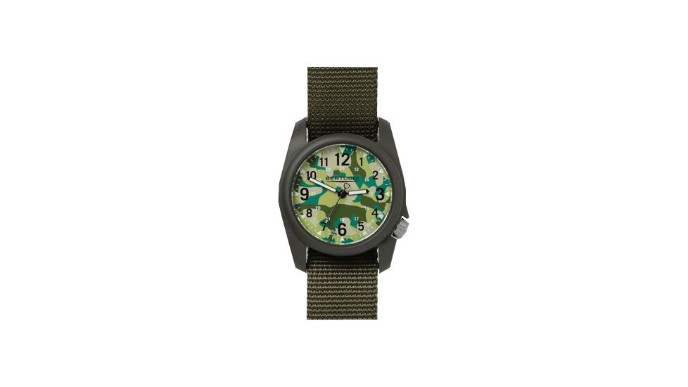 Bertucci Watches Commando Camo Watch with Commando camo dial/olive case, 40mm 11029