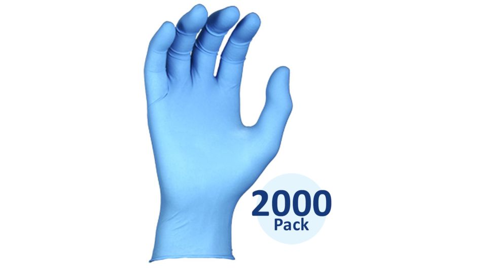 Best Manufacturing N-DEX Ambidextrous Powder-Free Nitrile Gloves, 4 Mil Thickness, 24.1 Cm, Accelerator-Free, Green, Small, 2000 Pack, 7705PFTS/ 47742-970
