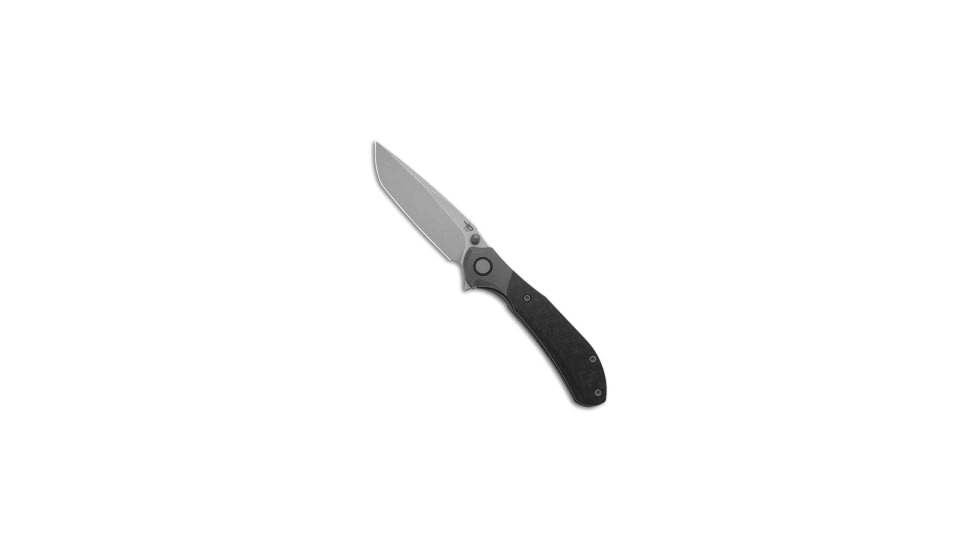 Bestech Knives Bestech Knives Constellation Frame Lock Knife Ti + 3k Twill CF 3.1" BB/SW, Black/Gray, CPM MagnaCut, adult, BHQ-211246