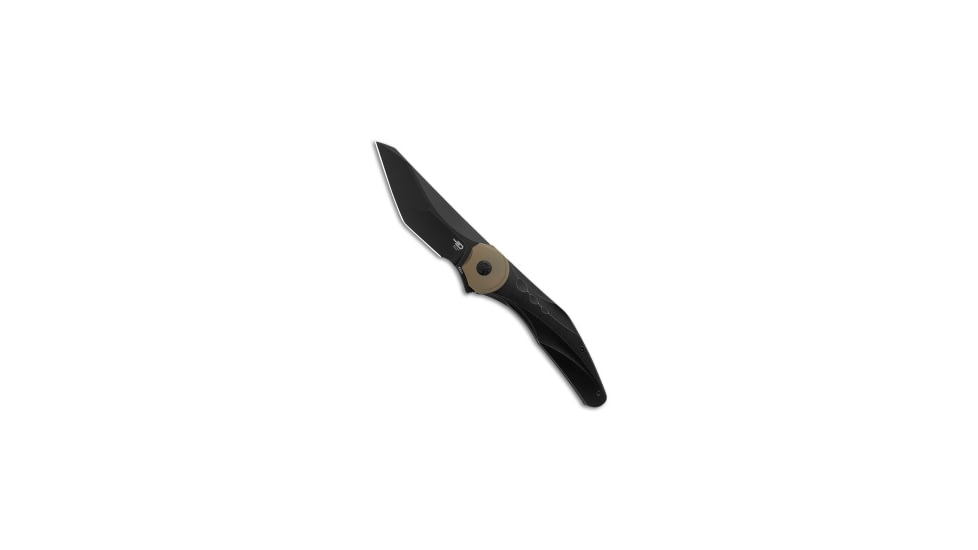 Bestech Knives Bestech Knives Excentric Frame Lock Knife Black SW Titanium 3.9" Black SW, Black, Bohler M390, adult, BHQ-209775