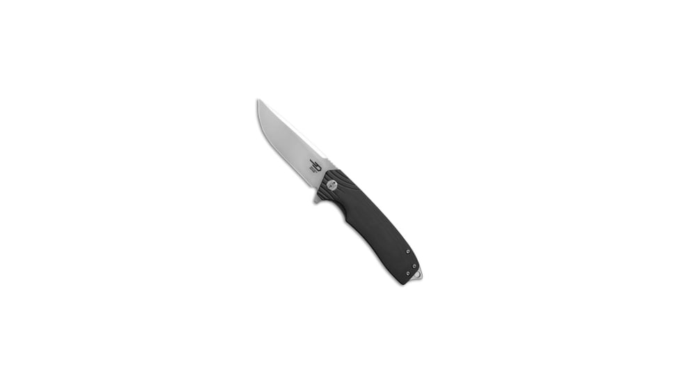 Bestech Knives Bestech Knives Lion Liner Lock Knife Black G-10 3.3" Satin, Black, D2, adult, BHQ-76812