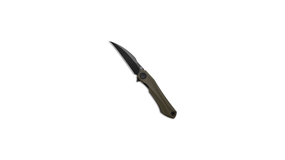 Bestech Knives Bestech Knives Ostap Hel Ivy Liner Lock Knife OD Green G-10 3.1" Black SW, OD Green, Sandvik 14C28N, adult, BHQ-200635