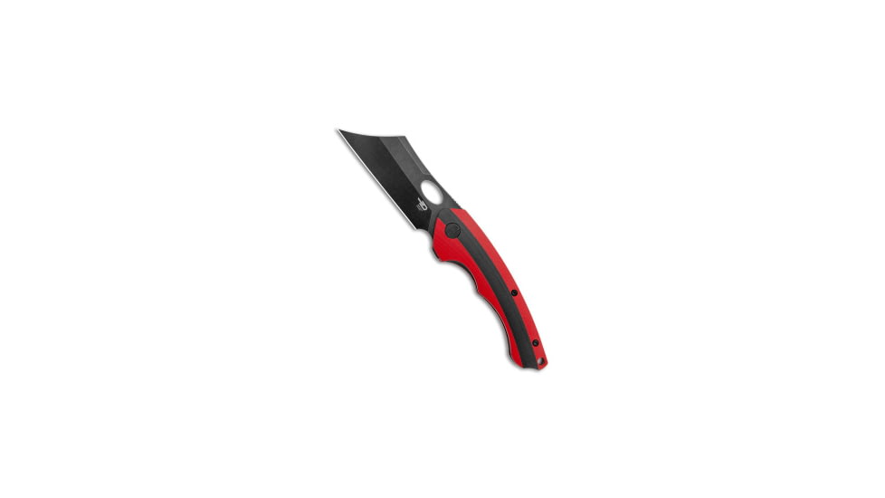 Bestech Knives Bestech Knives Skirmish Liner Lock Knife Red/Black G-10 3.25" Black SW D2, Black/Red, D2, adult, BHQ-173975
