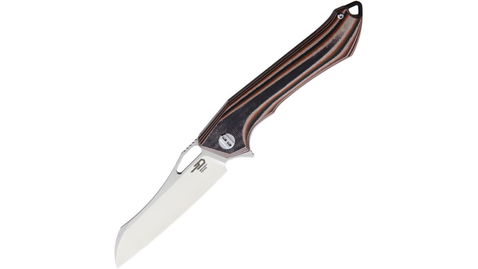 Bestech Knives Platypus Linerlock Folding Knife, Camo G10 handle, BG28C