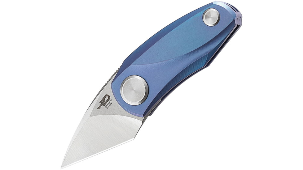 Bestech Knives Tulip Framelock Folding Knife, Blue titanium handle, BT1913B