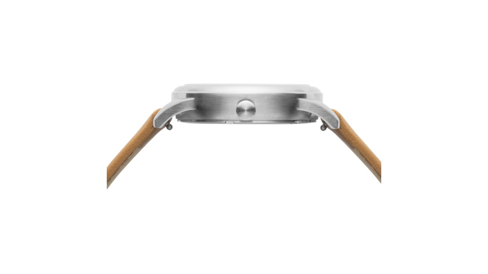 Bia Suffragette Watches, Blue Dial, Tan Strap, Steel, One Size, B1004