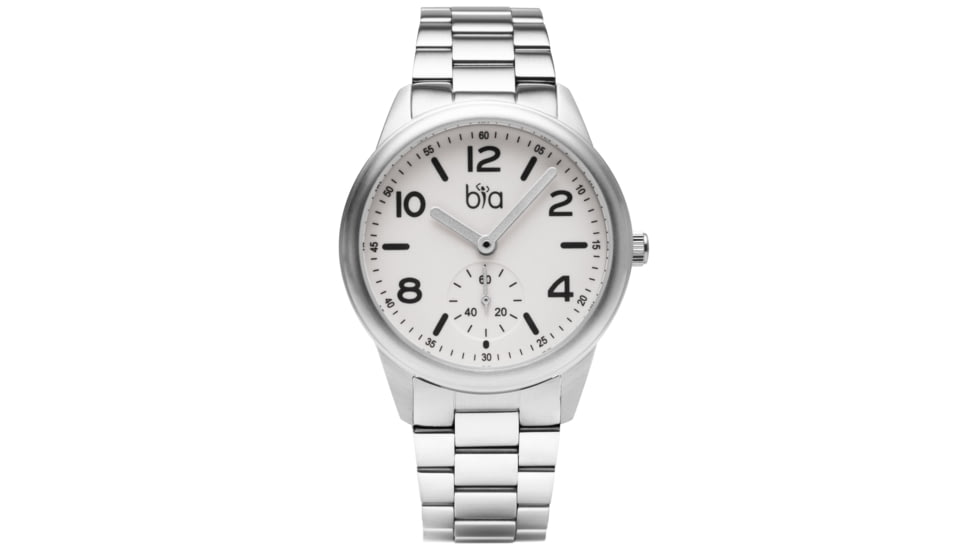 Bia Suffragette Watches, White Dial, Ss Link Bracelet, Steel, One Size, B1017