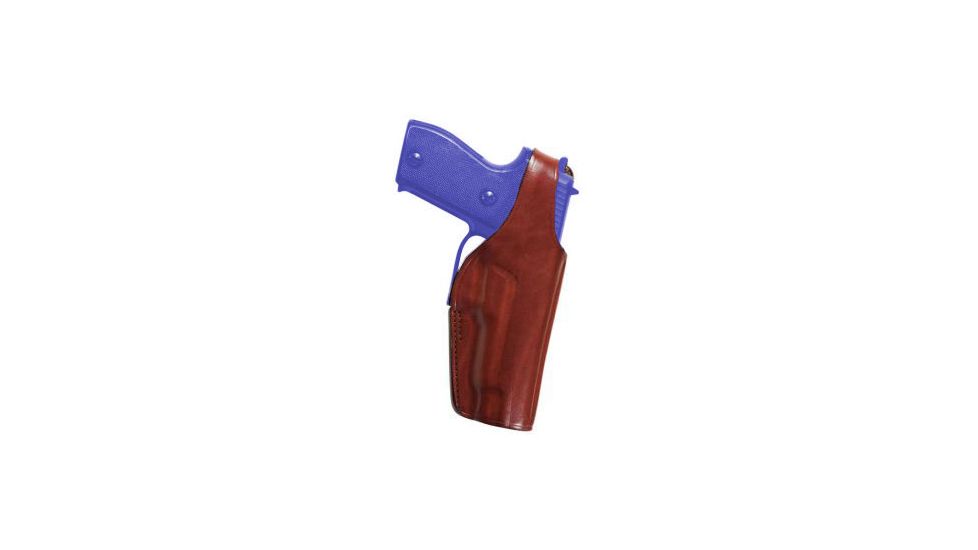 Bianchi 19L Thumbsnap Belt Slide Holster, Plain Tan, Left Hand, 10706