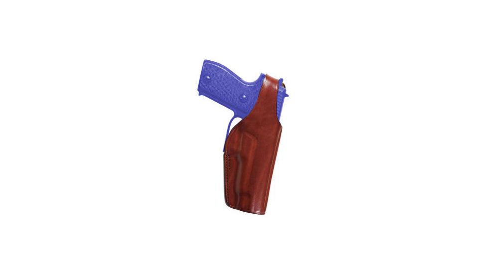 Bianchi 19L Thumbsnap Belt Slide Holster, Plain Tan, Left Hand, 14601