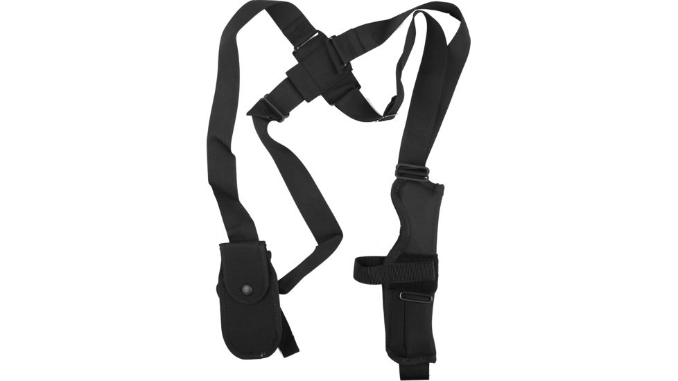 Bianchi 4601 Ranger Viper Shoulder Black Plain Right Hand Holster - Kimber Ultra and Similar Size Pistols 14314 