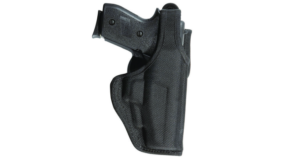 Bianchi 7120 AccuMold Defender Duty Holster, Black, Right Hand - S&amp;W 1006 and Similar - 18784