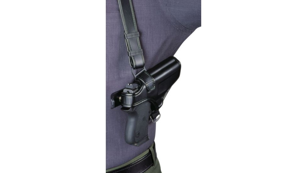 Bianchi 7700 LeatherLite Shoulder System - Black, Right Hand 19842