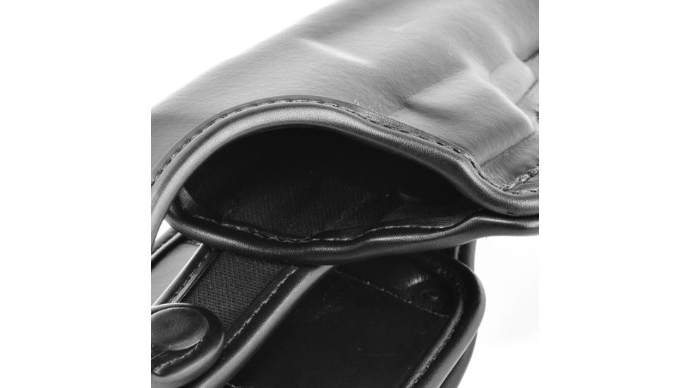 Bianchi 7920 Defender II Duty Holster - Plain Black, Right Hand - S&amp;W 1006, 4506 - 22030