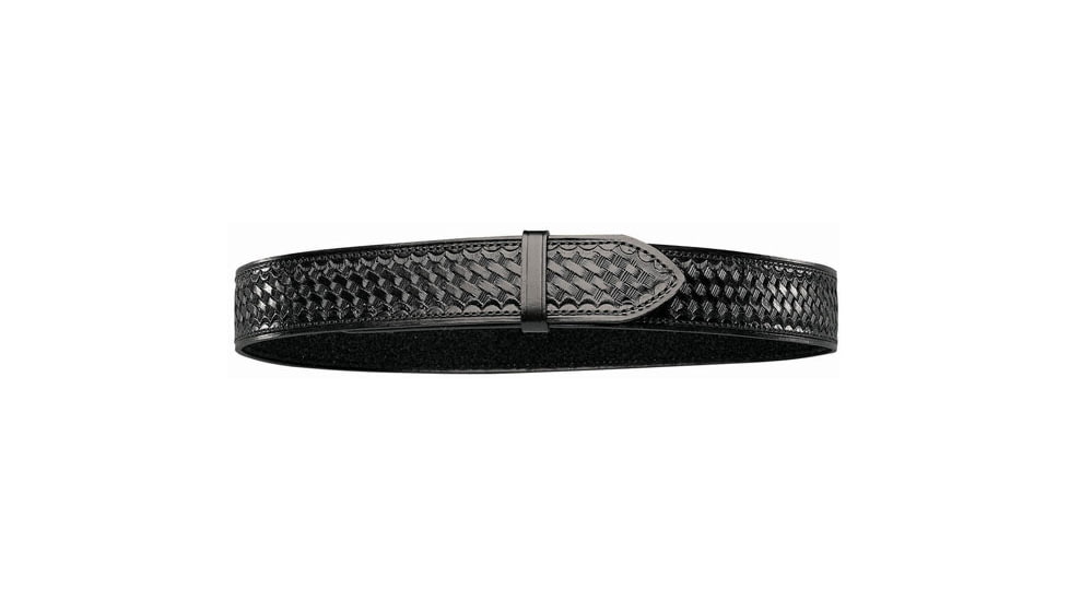 Bianchi B8V Garrison Belt with Hook and Loop - Plain Black, 16340