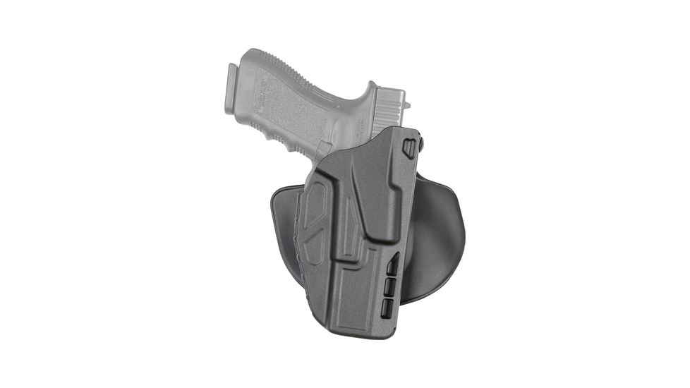 Bianchi Model 7378 Safariland 7TS ALS Concealment Paddle Holster With Belt Loop Combo Glock 20/21 Plain Black Right Hand
