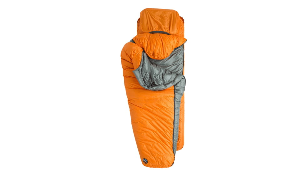 Big Agnes Torchlight EXP 0 Sleeping Bag, Tangelo/Chinois Green, Small, BTEXPSL025