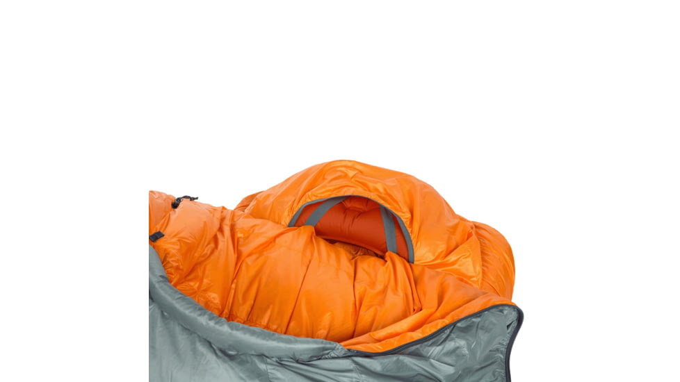 Big Agnes Torchlight EXP 0 Sleeping Bag, Tangelo/Chinois Green, Small, BTEXPSL025