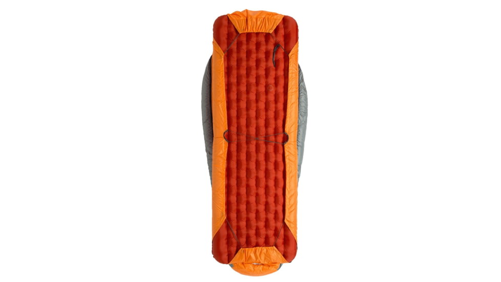 Big Agnes Torchlight EXP 0 Sleeping Bag, Tangelo/Chinois Green, Small, BTEXPSL025