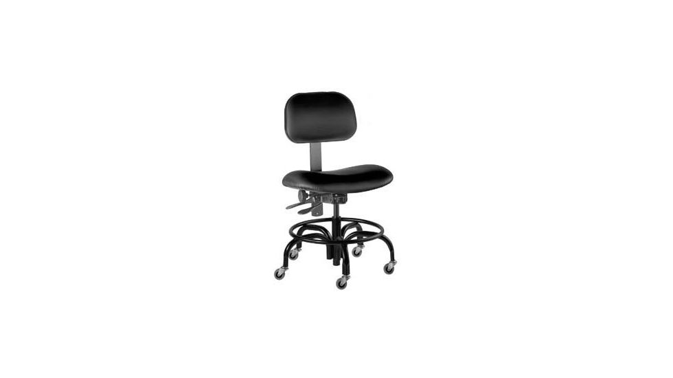 Bio Fit Economy Lab Chairs with Casters, BioFit 1P57-R With Painted Footring