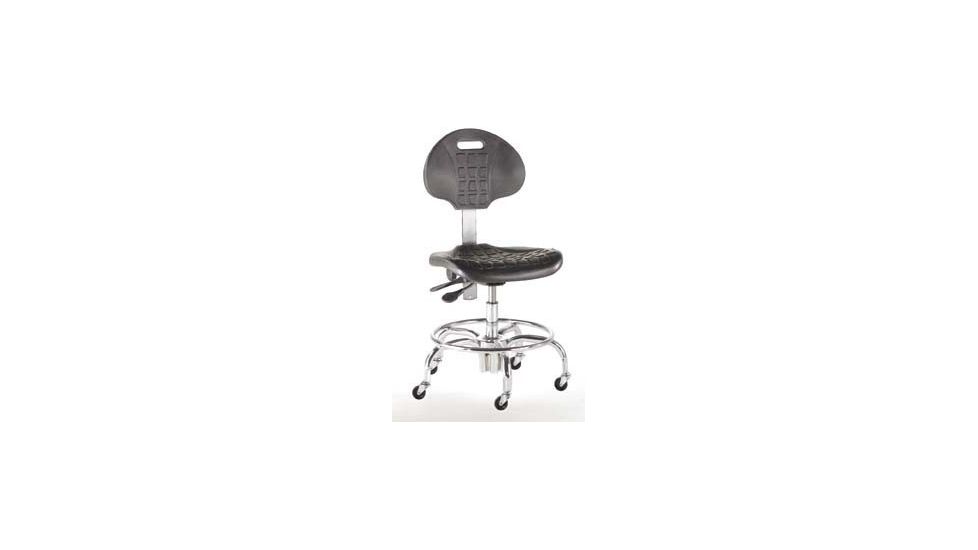 Bio Fit ToughTech Polyurethane Chairs with Chrome-Plated Finish, BioFit 4L57CR Desk Height