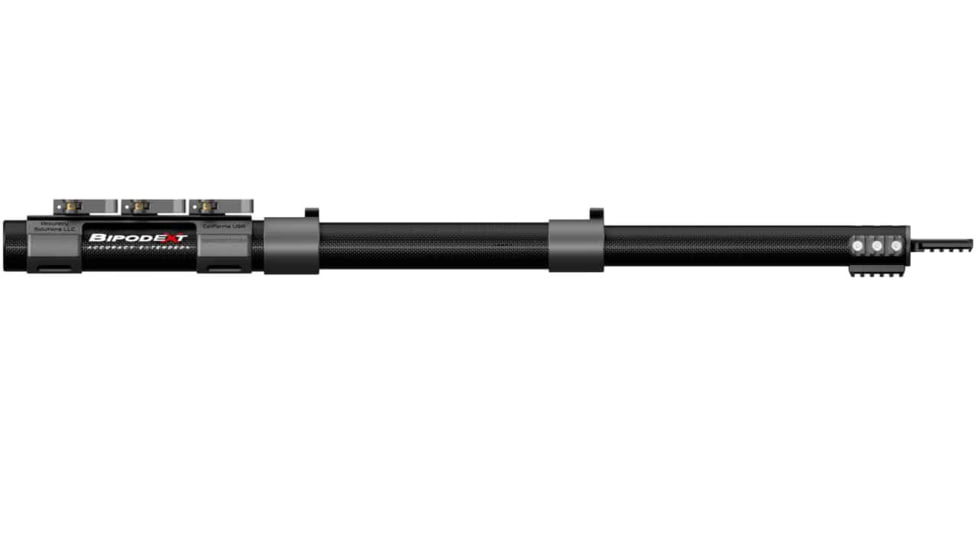 BipodeXt Gen 2 ELR Max Picatinny Telescoping Bipods, Black, Medium, AS-2022-50