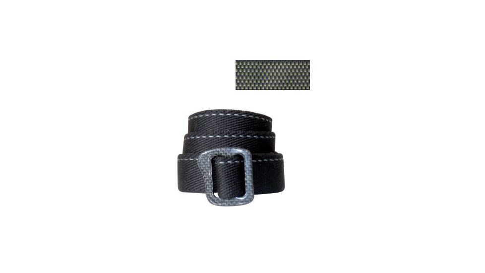 Bison Designs Carbonator Carbon Fiber Buckle - Mens Belt-Blue-Medium