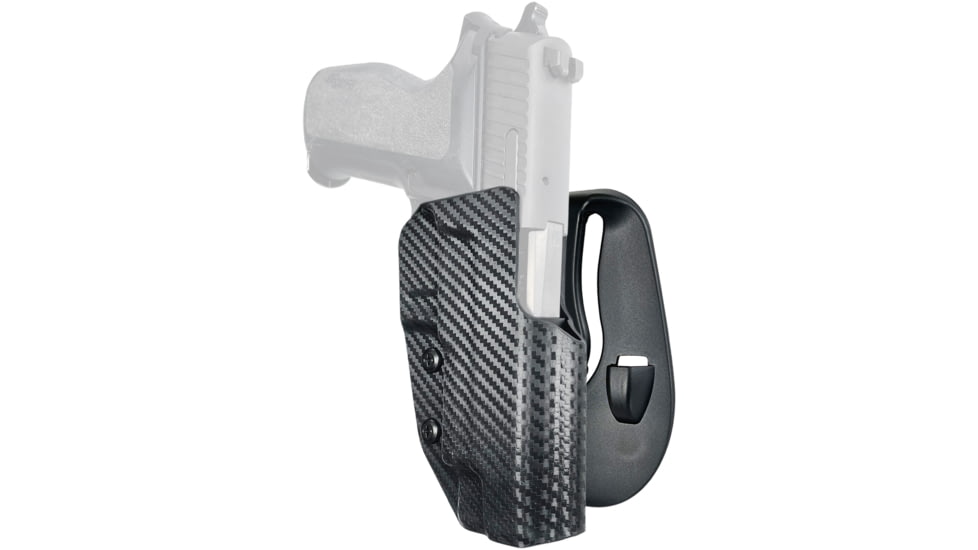 Black Scorpion Outdoor Gear OWB Paddle Holster, Sig Sauer P226 w/ Rail, Right Hand, Carbon Fiber, HC03-PADDLE-P226R-CFRH