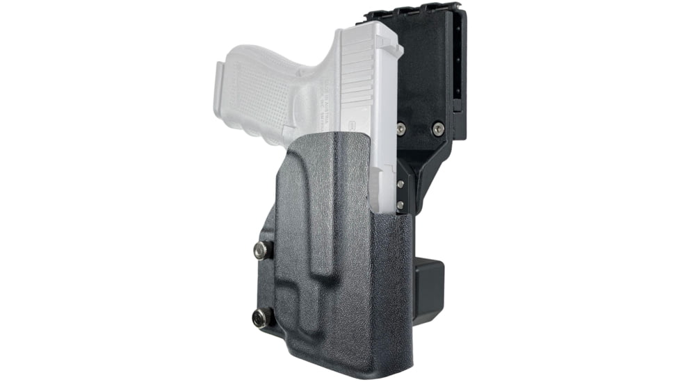Black Scorpion Outdoor Gear Pro Competition OWB Holster, Glock 19, 23 w/ TLR-7A, Right Hand, Black, HC04-USPSA-GL19TLR7-BKRH