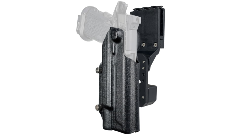 Black Scorpion Outdoor Gear Pro Competition OWB Holster, Staccato XC w/ X300, Right Hand, Black, HC04-USPSA-STAXC300-BKRH