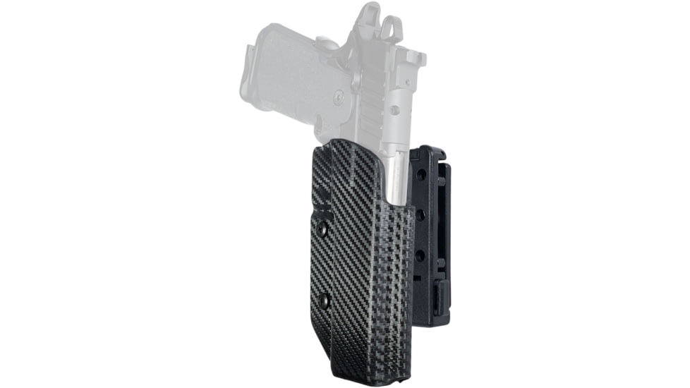 Black Scorpion Outdoor Gear Pro IDPA Competition OWB Holster, Springfield Armory digy 5in , Right Hand, Carbon Fiber, HC03-IDPA-PRODIGY5-CFRH