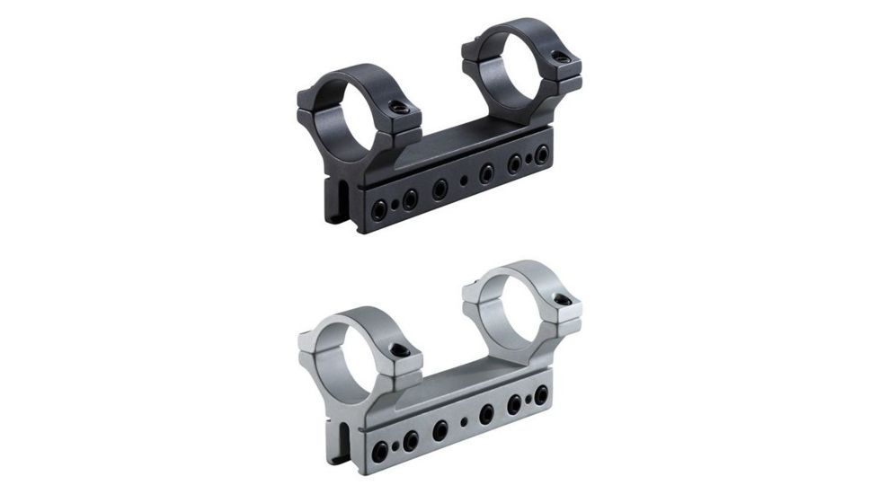 BKL Technologies Model 360 4in Long Unitized Dovetail Mount, Black, Silver
