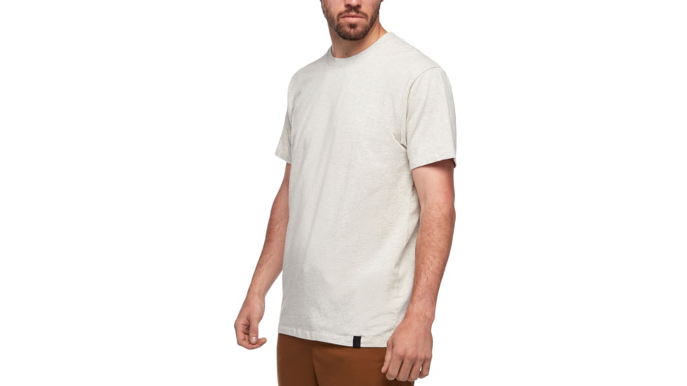 Black Diamond Basis Tee - Mens, Birch Heather, Small, AP7300345005SML1