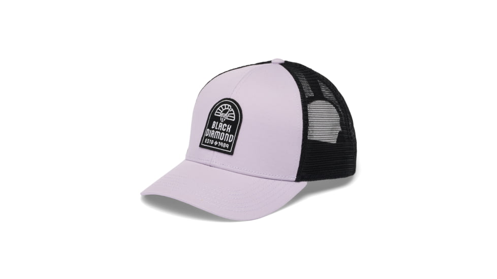 Black Diamond BD Trucker Hat, Soft Lilac/Black/Black Cam Patch, AP7230459683ALL1