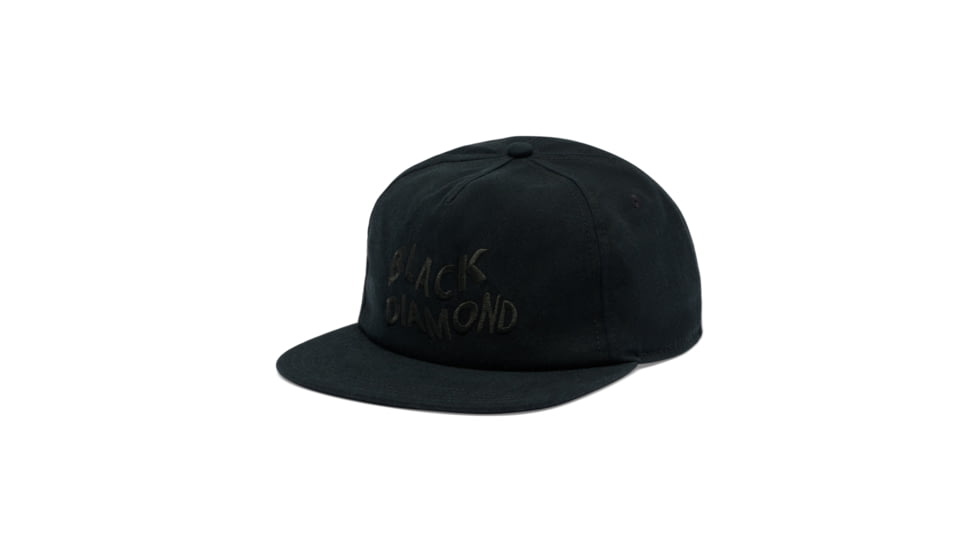 Black Diamond BD Washed Cap, Black/Black Wavy, One Size, AP7230299098ALL1