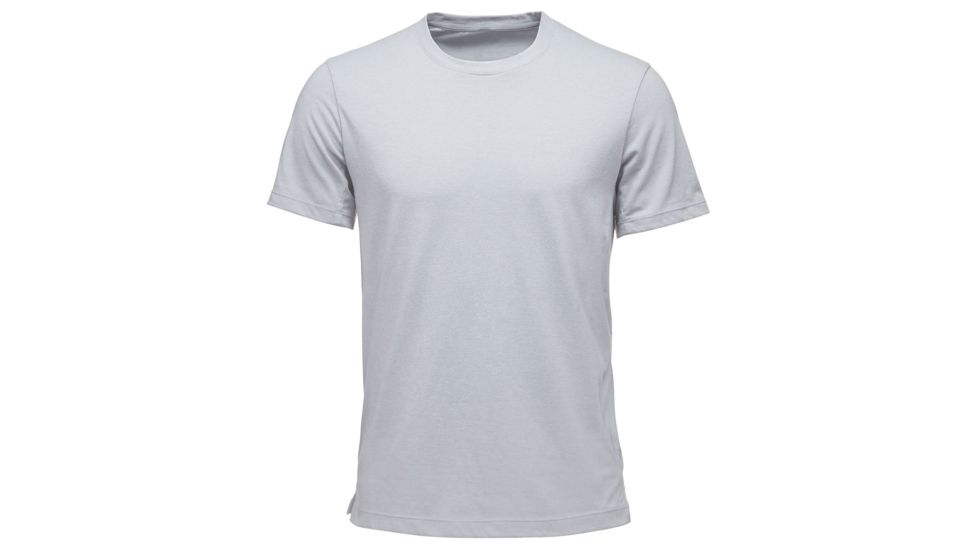 Black Diamond Crag Mens Short Sleeve Tee Shirt, Rain, Small, APZ0Q6477SML1