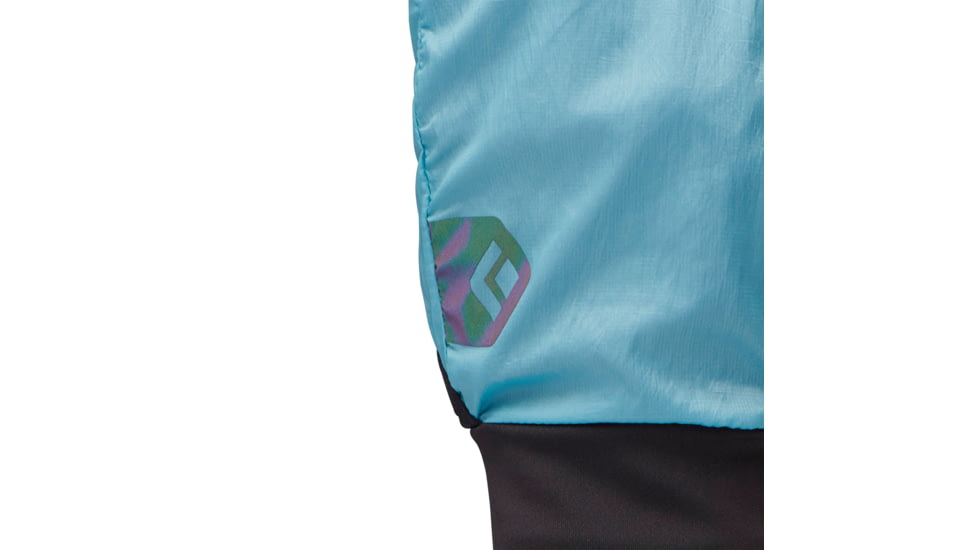 Black Diamond Deploy Wind Hood Gloves, Carbon/Glacier, Extra Small, BD8017429642XSM1