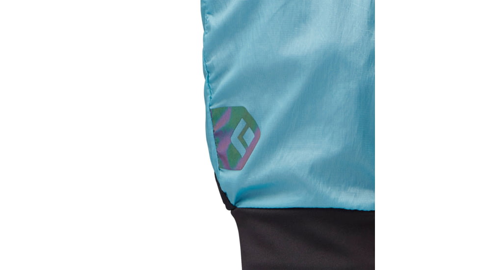 Black Diamond Deploy Wind Hood Gloves, Carbon/Glacier, Large, BD8017429642LRG1