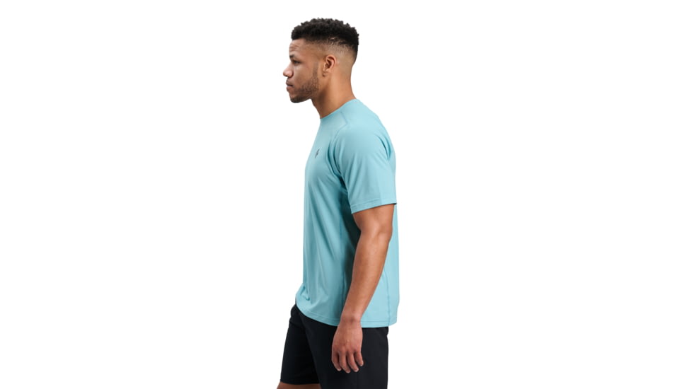 Black Diamond Distance Short Sleeve Tech Tee - Mens, Glacier, Small, AP7520064072SML1