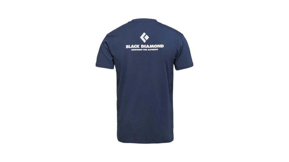 Black Diamond Equipment For Alpinist Short Sleeve T-Shirt - Mens, Indigo, Extra Large, APYL4X4013XLG1