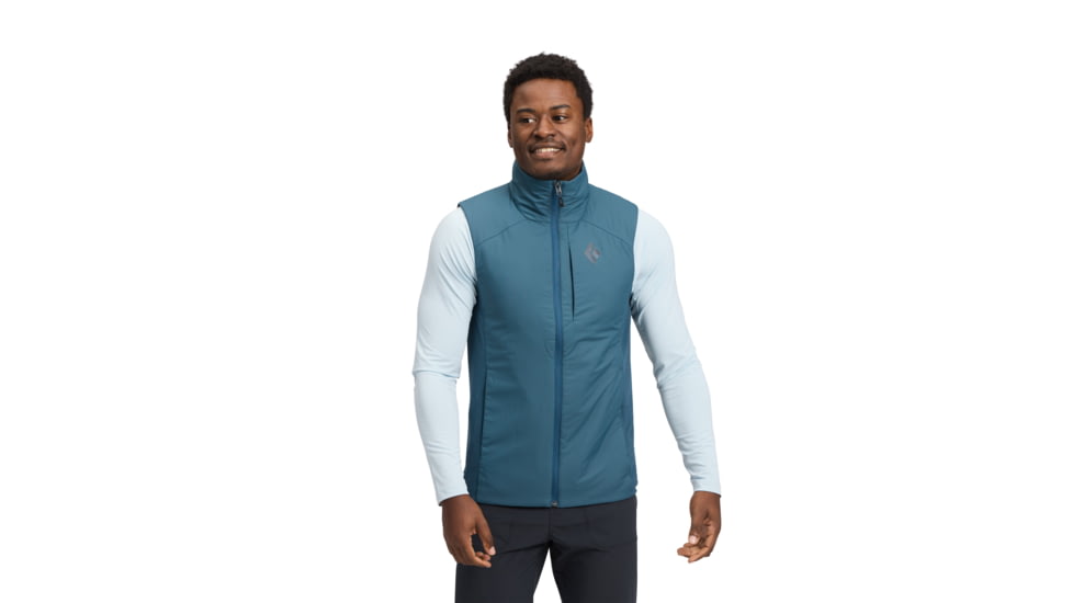 Black Diamond First Light 1.0 Stretch Vest - Mens, Midnight Blue, Medium, AP7522674034MED1
