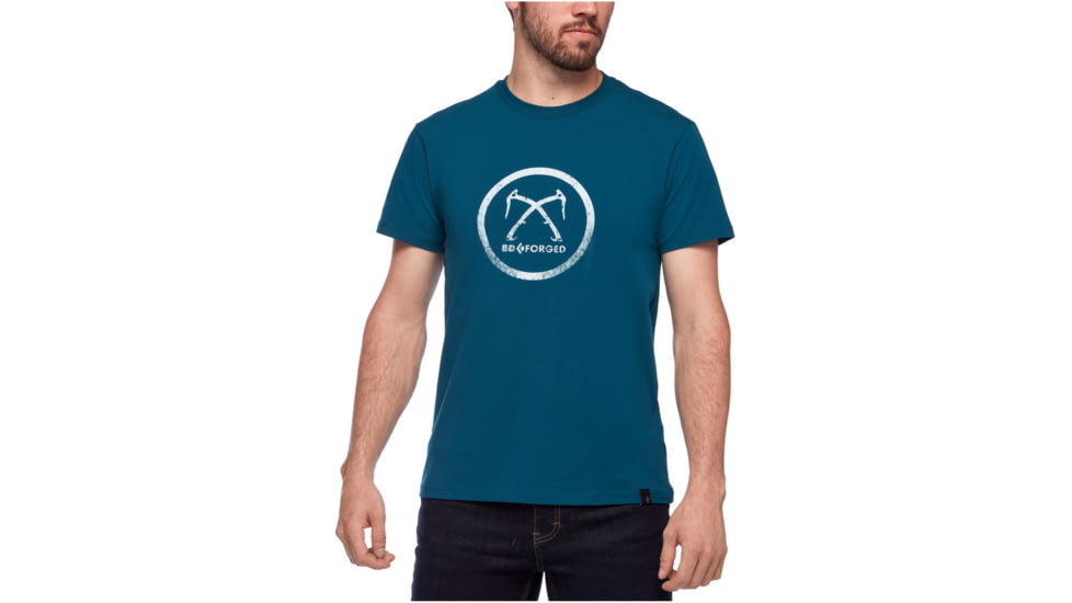 Black Diamond Forged T-Shirt - Mens, Small, Midnight, AP7300014017SML1