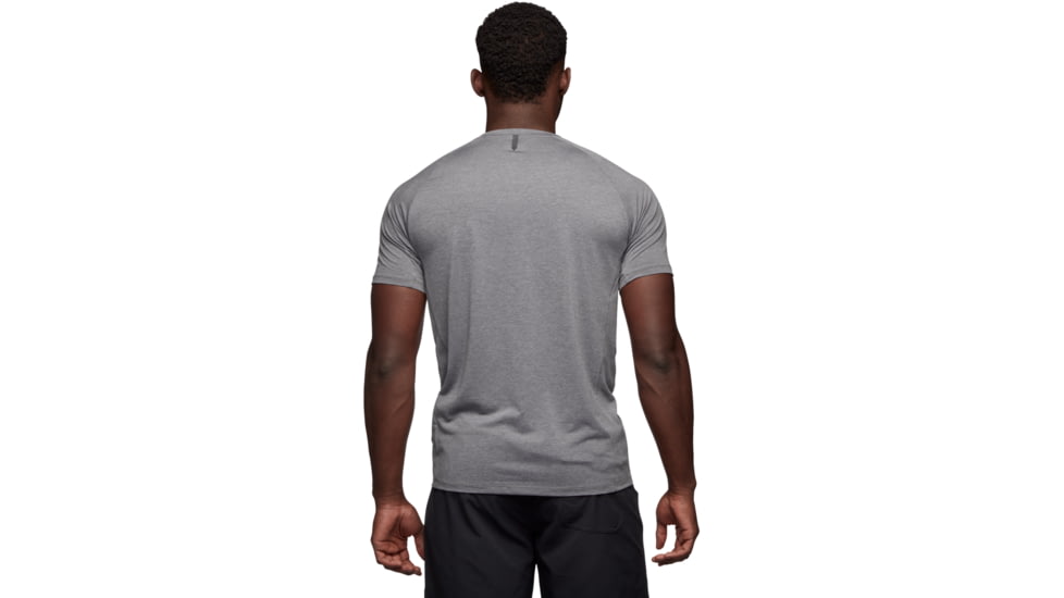 Black Diamond Lightwire Short Sleeve Tech Tee - Mens, Steel Grey, Extra Small, AP7524270034XSM1