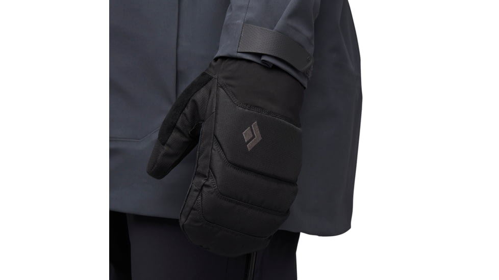 Black Diamond Mission MX Mitts, Black, Small, BD8010830002SML1