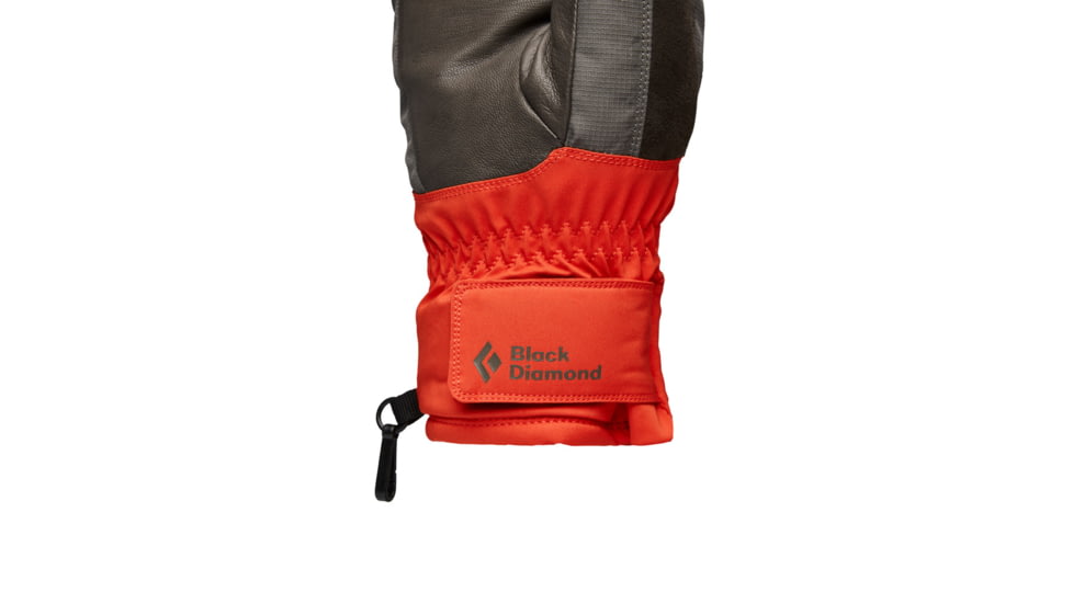 Black Diamond Mission MX Mitts, Walnut/Octane, Large, BD8010839373LRG1
