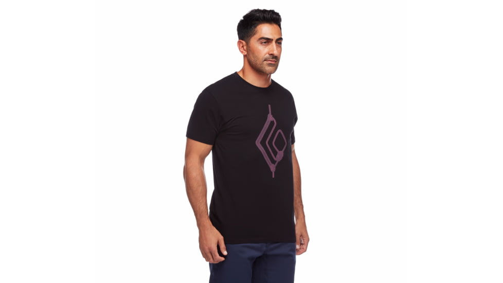 Black Diamond Rope Diamond Tee - Mens, Black, Medium, AP7300580002MED1